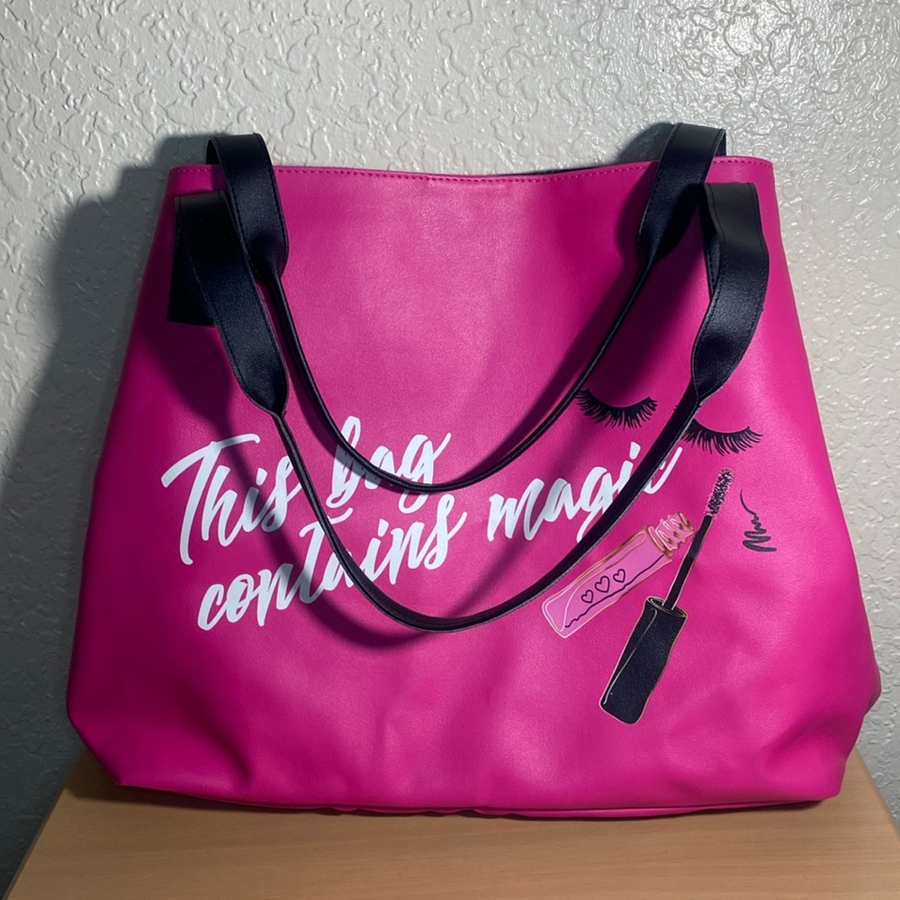 This bag contains magic faux leather tote bag - Picture 2 of 10